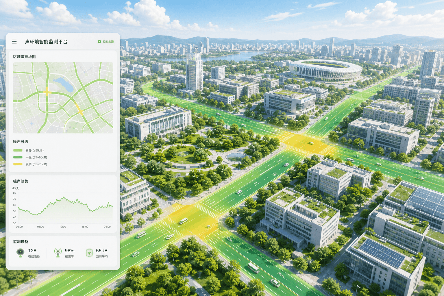 城市噪声地图智慧平台