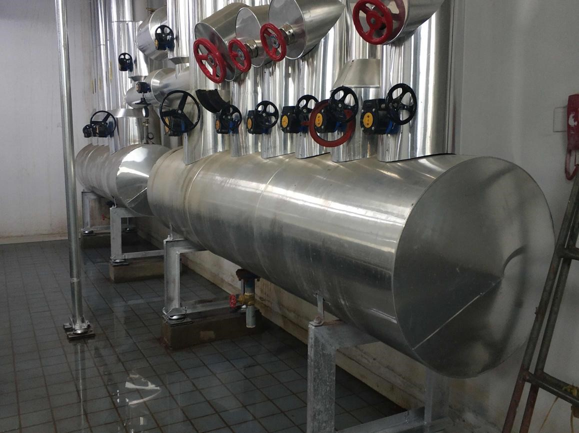 迈瑞医疗北京研究院B1层地源热泵机房隔振降噪